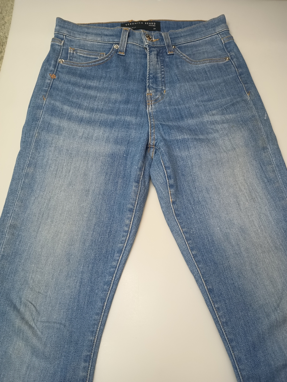 Veronica Beard Carly Kick Flare Jeans In Bright Blue Size 26